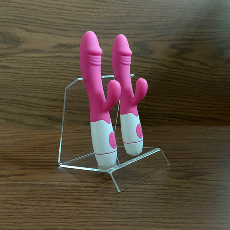 Two acrylic vibrator display stands can be displayed