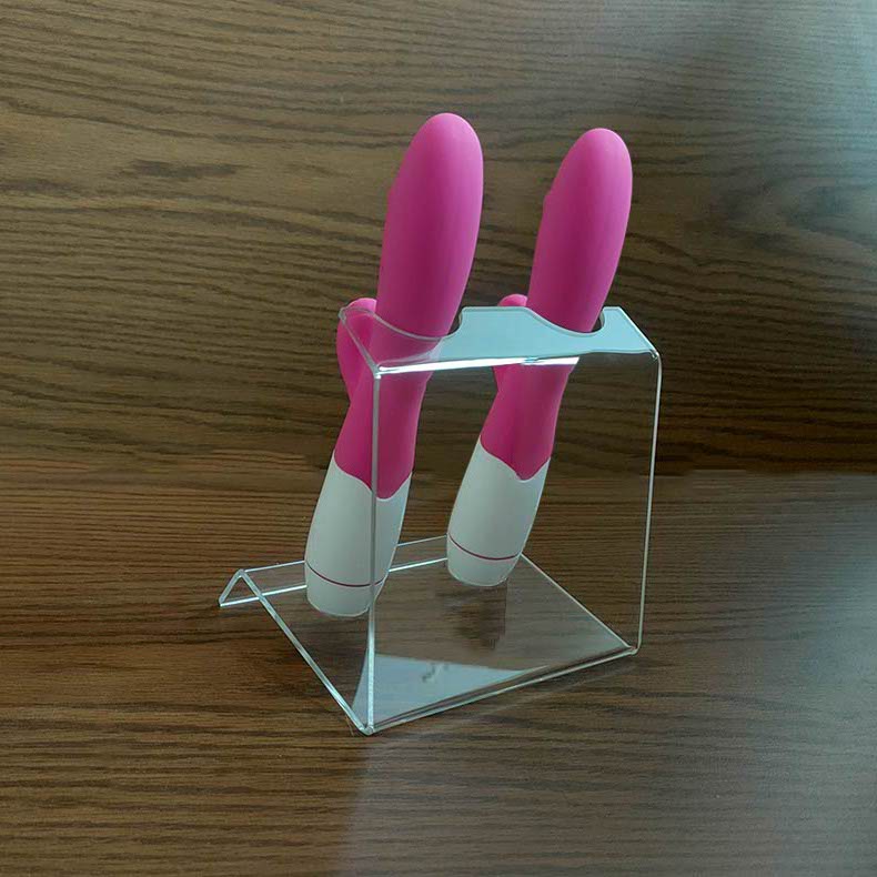 Two acrylic vibrator display stands can be displayed