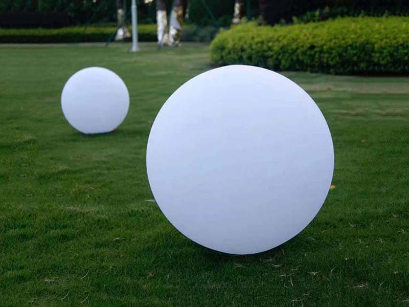 How are acrylic spheres made?