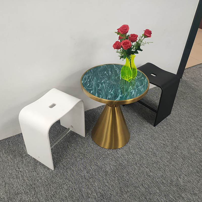white acrylic stool white acrylic stool