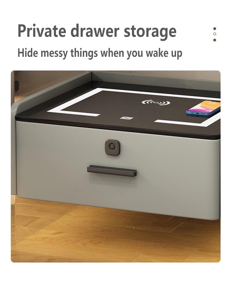 smart acrylic bedside table smart acrylic bedside table