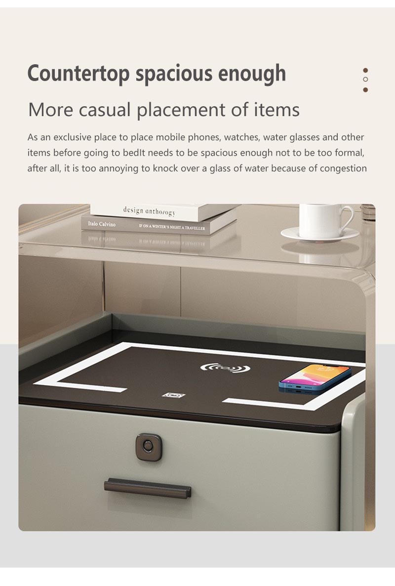 smart acrylic bedside table smart acrylic bedside table