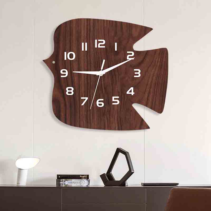 acrylic wall clock with fish pattern acrylic wall clock with fish pattern