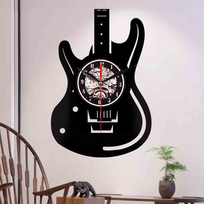 Guitar Shape Acrylic Wall Clock Guitar Shape Acrylic Wall Clock