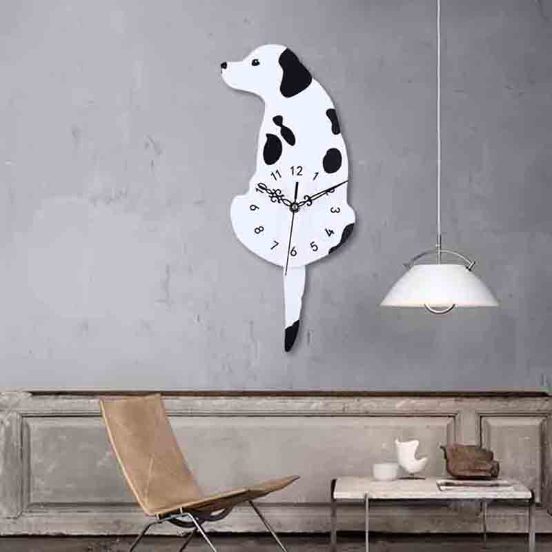 dog pattern of  Acrylic wall clock dog pattern of  Acrylic wall clock