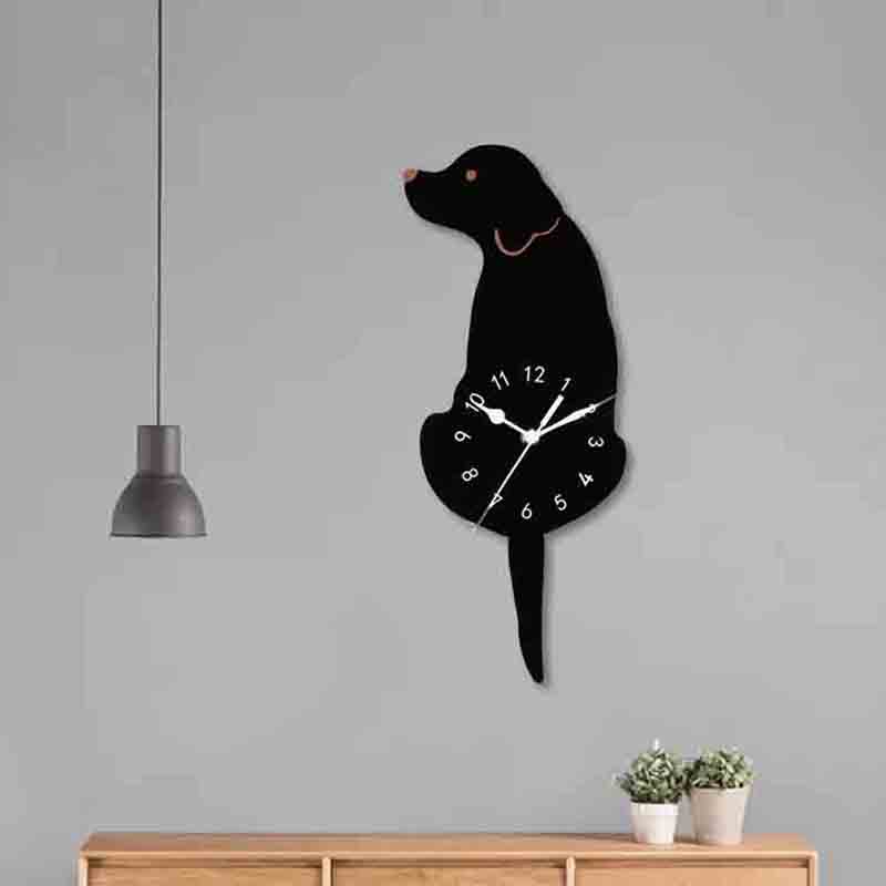 dog pattern of  Acrylic wall clock dog pattern of  Acrylic wall clock