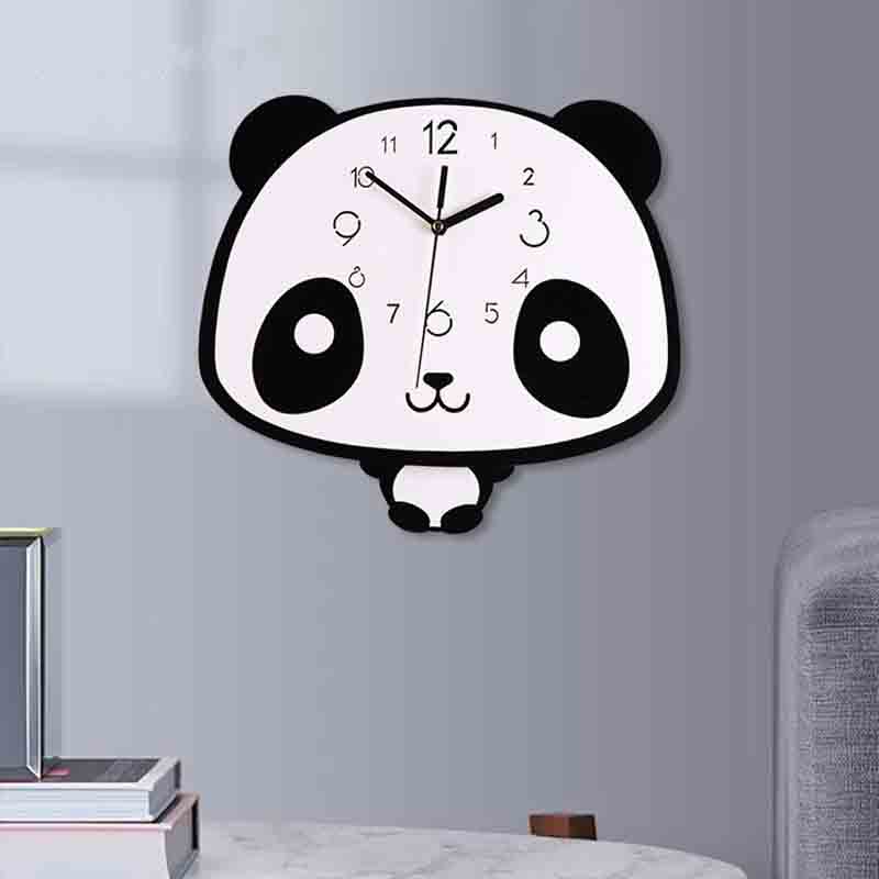 Big Head Panda Acrylic Wall Clock Big Head Panda Acrylic Wall Clock