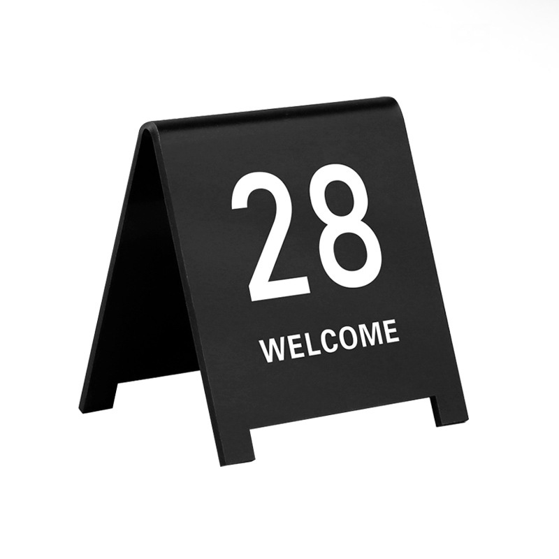 Factory-customized acrylic table number plates