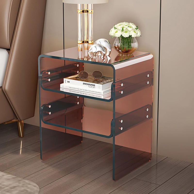 acrylic bedside table