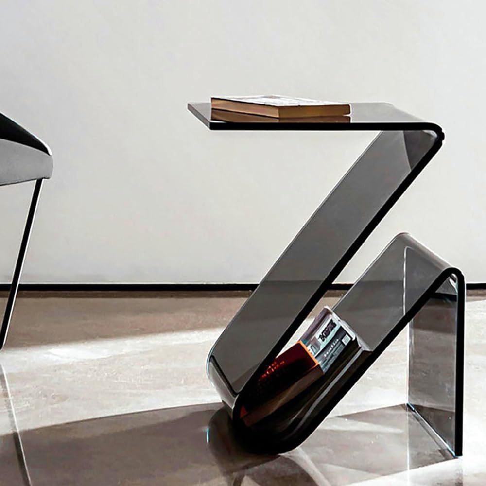 Innovative acrylic Z-shaped coffee table factory customization