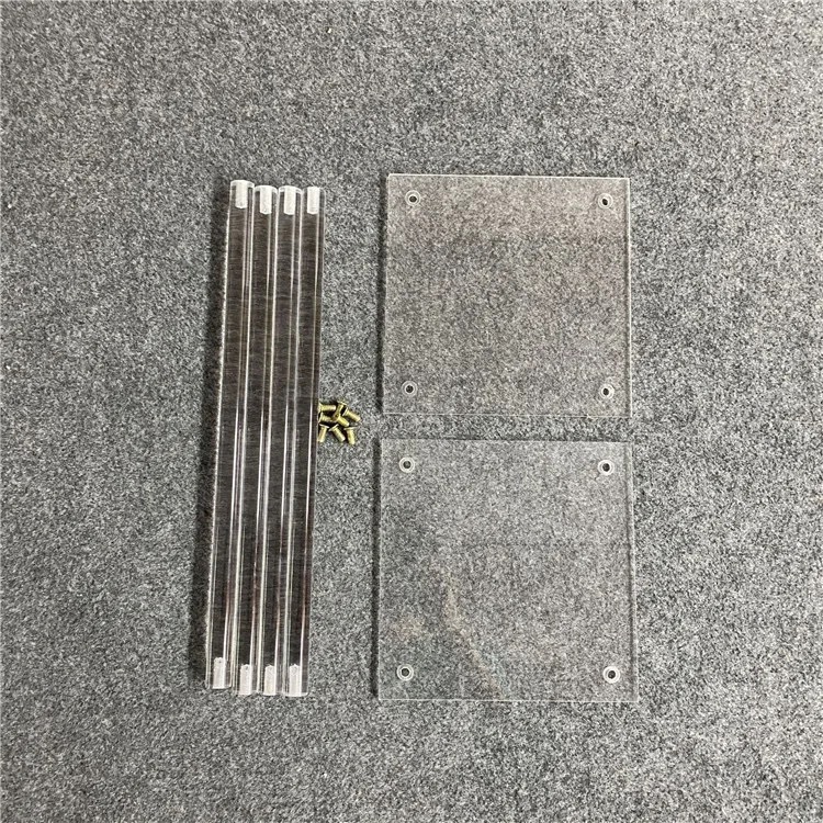 acrylic square column flower stand acrylic square column flower stand